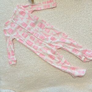 Joe Fresh Pink Footies One Piece